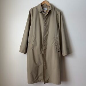 L.L.Bean Vintage Men's Gore-Tex Trench Coat Rain Coat